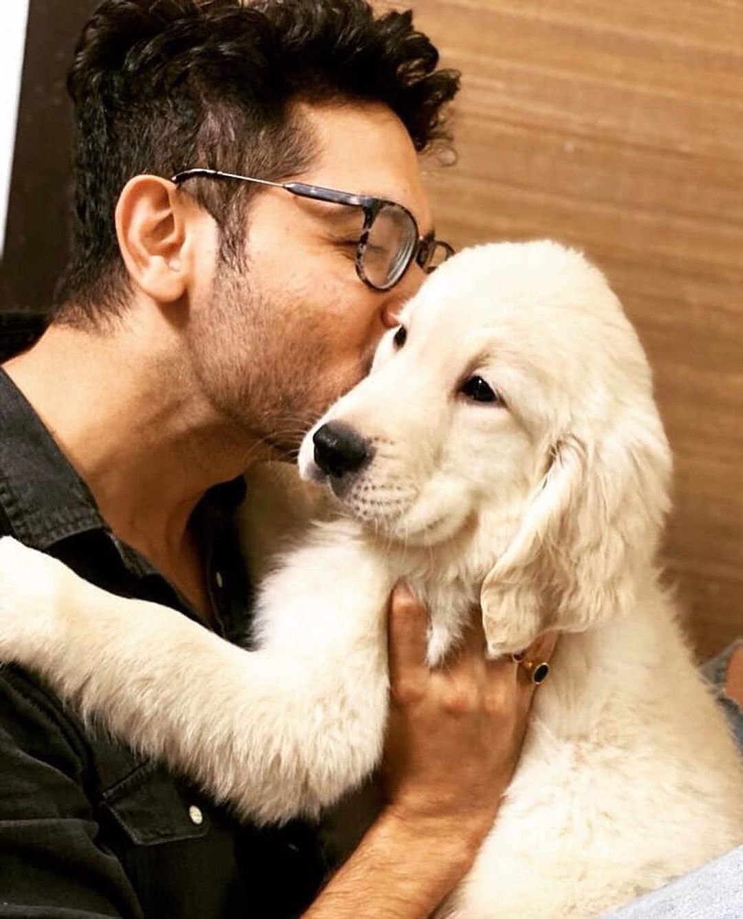 Vikram Chatterjee with his pet