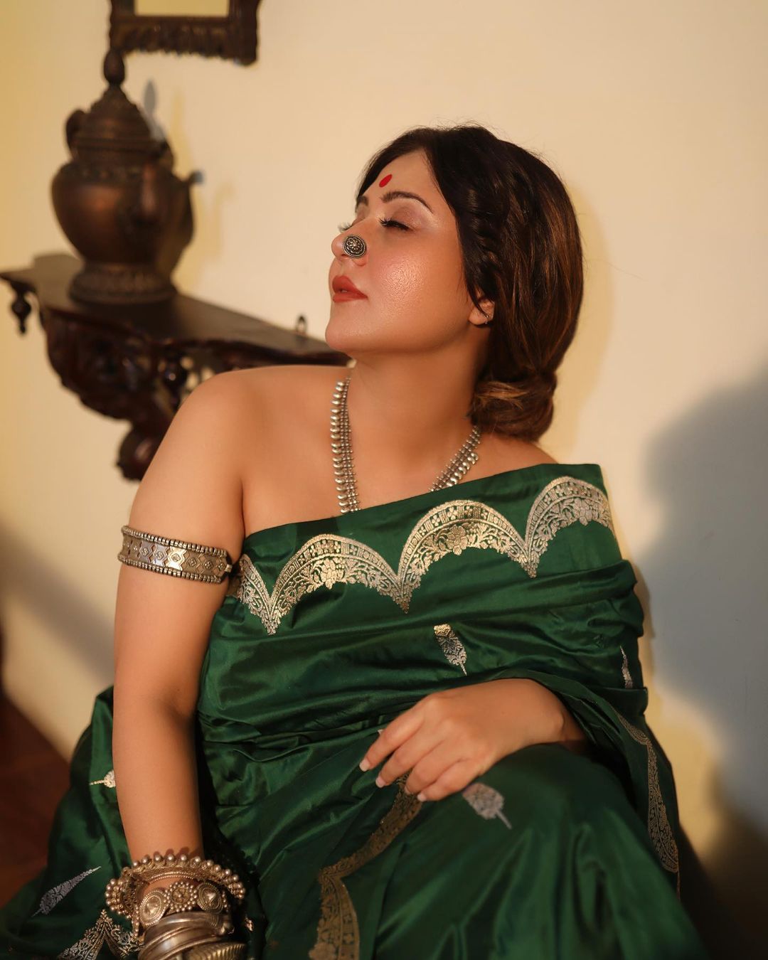 Swastika Mukherjee in Saree