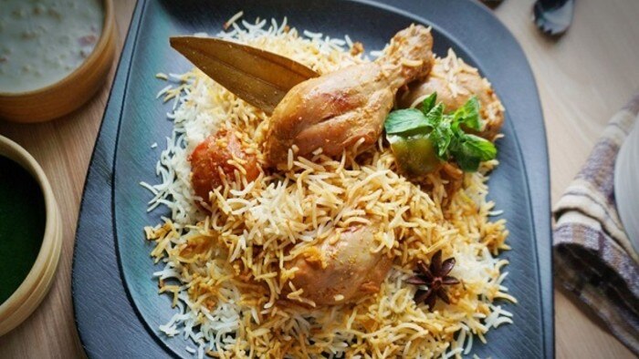 Hydrabadi biriyani:  হায়দরাবাদি বিরিয়ানি