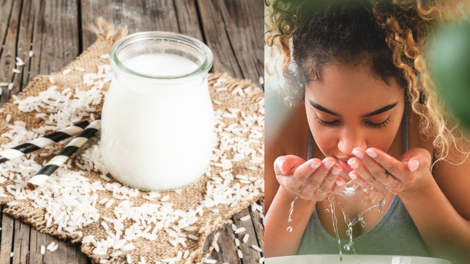 Koreans have rice water in their beauty treatments and beauty products