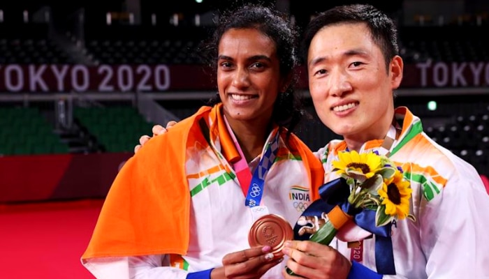  PV Sindhu and Park Tae-Sang