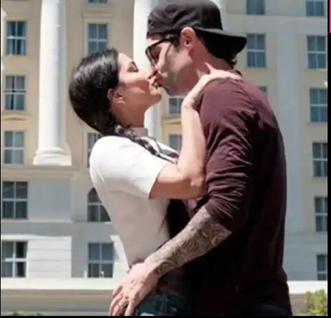 Sunny Leone and Daniel Weber