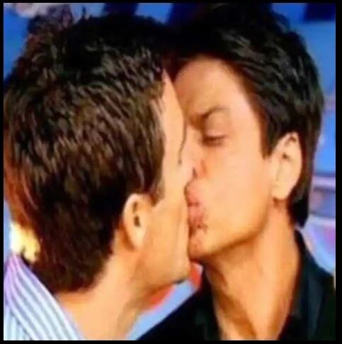 SRK & John Barrowman.