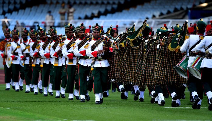 Army band performing 