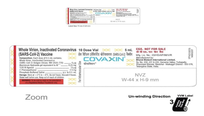 How to identify covaxin