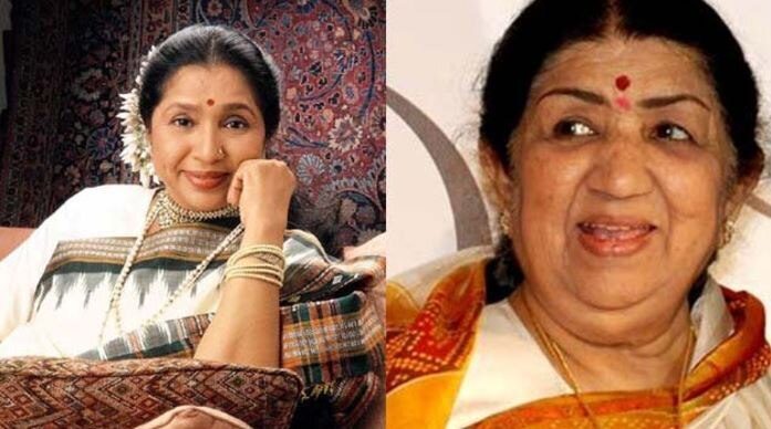 Asha Bhosle dismissed rivalry 'tales'  