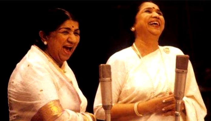 were Asha and Lata rivals in the music world?