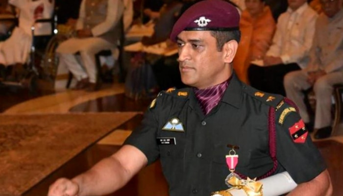 Dhoni NCC role