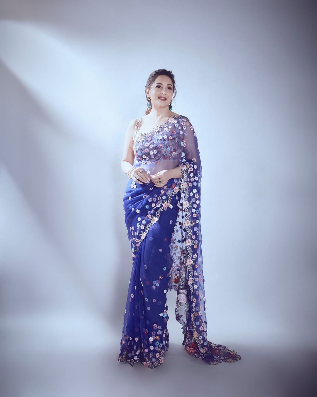 Madhuri in blue