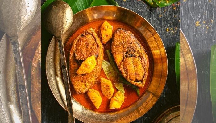 How to make hilsa fish soup with eggplant?