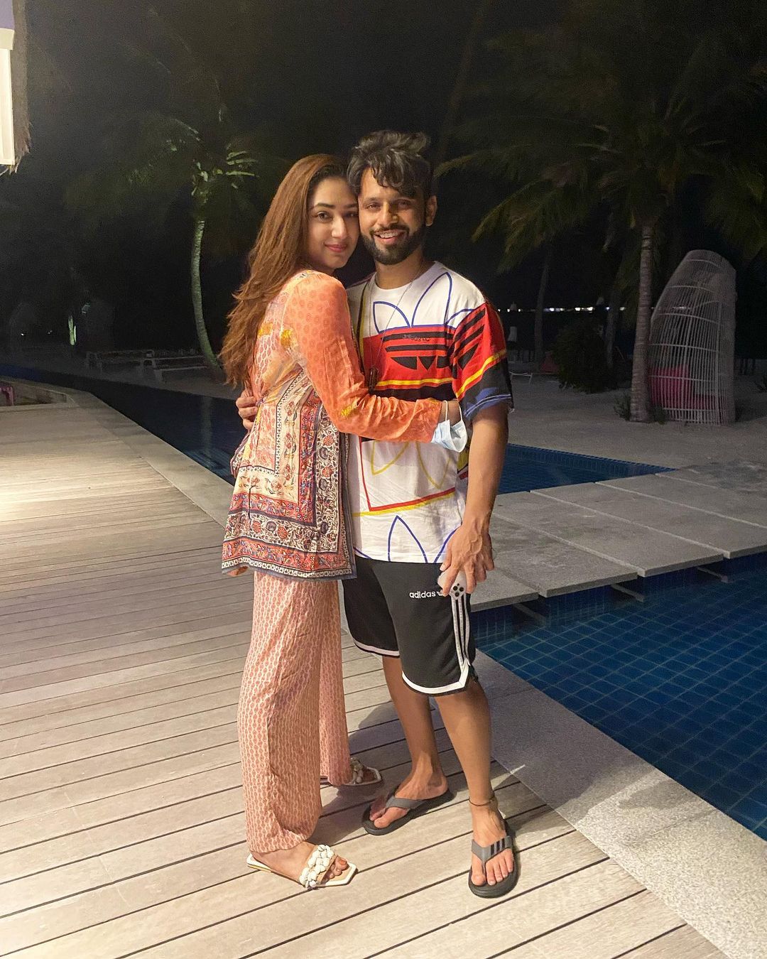 Rahul Vaidya and Disha flew to Maldives