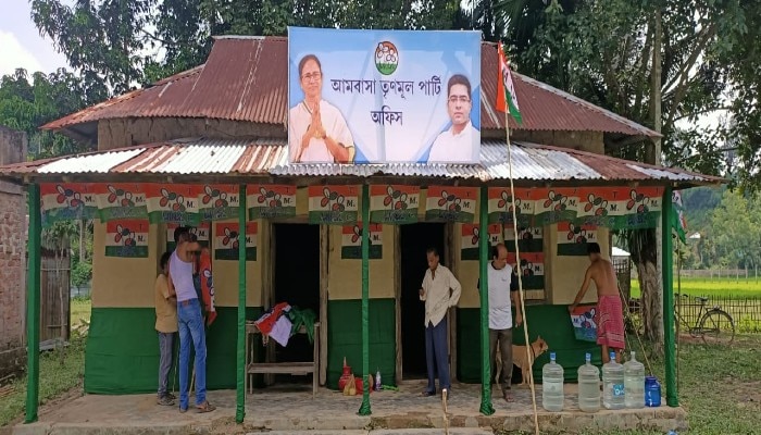 Tripura: আমবাসায় নতুন পার্টি অফিস তৃণমূলের, সঙ্গে যোগ ৪০টি পরিবারের