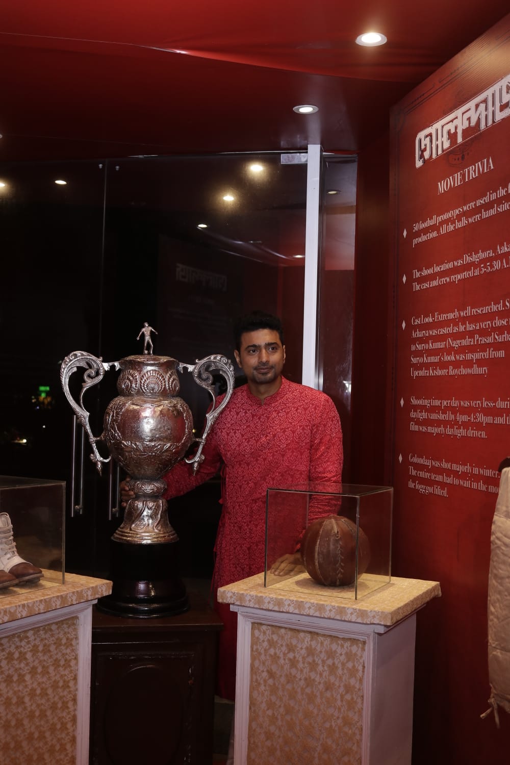 Dev at Fanatic Sports Museum