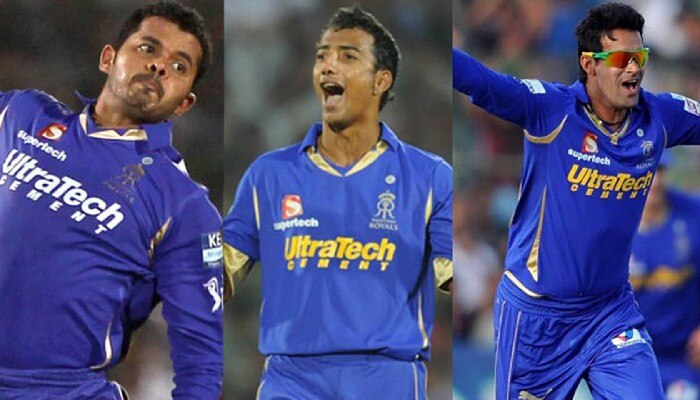 Sreesanth, Ankit Chavan and Ajit Chandila exiled for spot-fixing