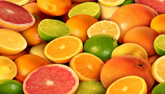 Citrus food with Vitamin C