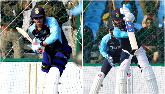 Team India sweat it out at training in Kanpur