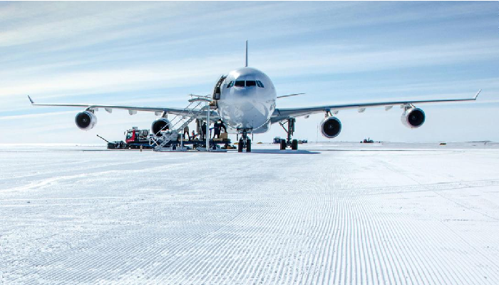 Hi Fly Airbus A340 Antarctica Mission