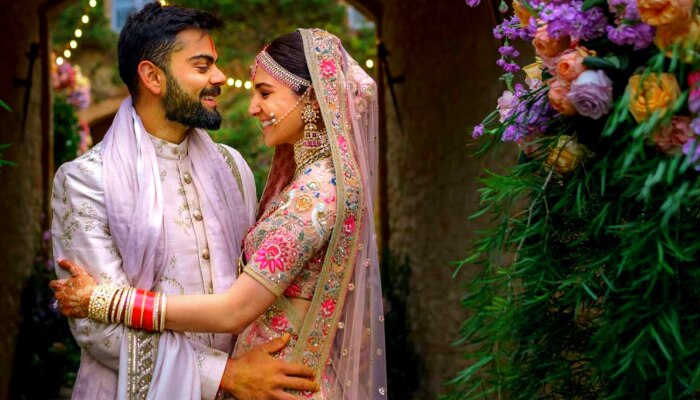 Virushka র বিবাহবার্ষিকী: ছবিতে-লেখায় প্রেমযাপন করলেন Virat Kohli-Anushka Sharma