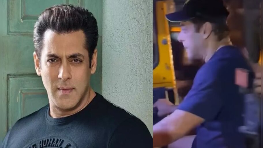 Salman Khan is driving auto rickshaw at panvel video goes viral ...