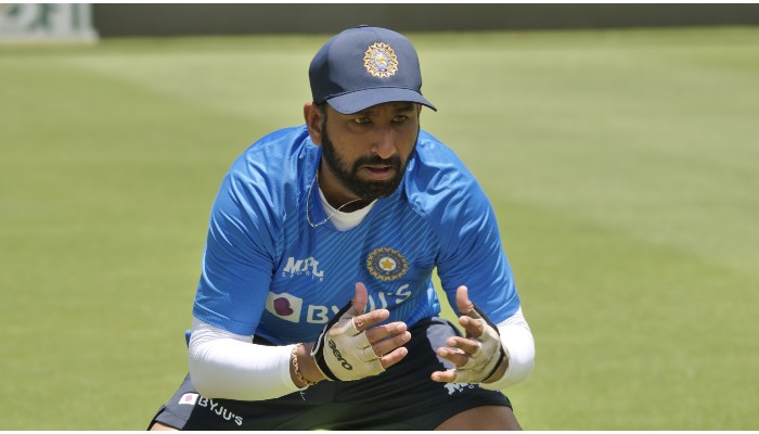 Cheteshwar Pujara slip catch practice 