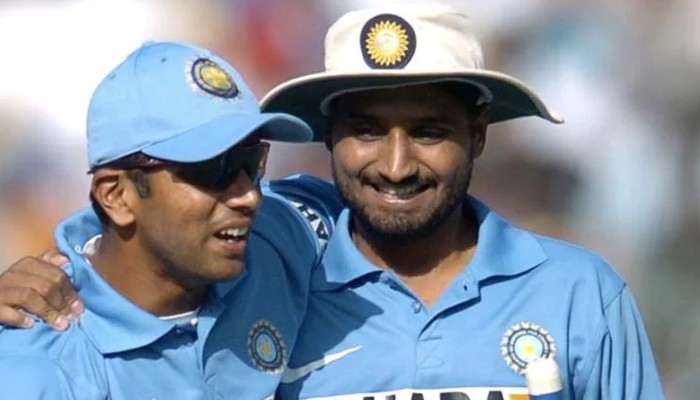 Anil Kumble-র পর এ বার Rahul Dravid-কে &#039;ট্রোল&#039; করলেন Harbhajan Singh! 