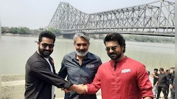 'RRR-র সঙ্গে রয়েছে নেতাজির যোগাযোগ',কলকাতায় এসে জানালেন রাজামৌলি,রাম চরণ,জুনিয়র NTR