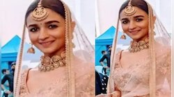 বিয়ের থিম প্যাস্টেল, সব্যসাচী মুখোপাধ্যায়ের ডিজাইন করা গোলাপি লেহেঙ্গা পরবেন আলিয়া!