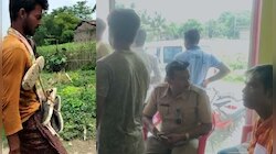 মহিলার মোবাইল নম্বর চাওয়ার শান্তি? জুতো মালা পরিয়ে অভিযুক্তকে ঘোরানো হল গ্রামে!
