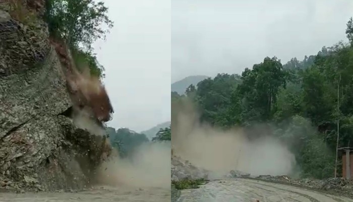  Video: ধসের দৃশ্য মোবাইল বন্দি করতে দিয়ে মৃত্যুমুখে পর্যটকরা! 