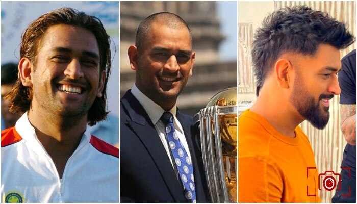 MS Dhoni Hairstyles