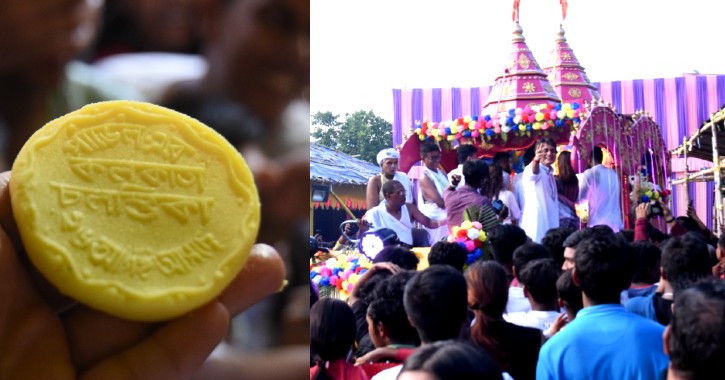 Kolkata Chalantika : মিষ্টির নাম &#039;কলকাতা চলন্তিকা&#039;, দেখা মিলল ইসকনের রথে