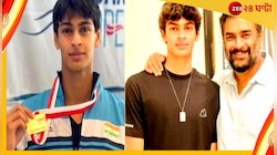জাতীয়স্তরে সাঁতরে রেকর্ড ভাঙলেন মাধবন পুত্র বেদান্ত