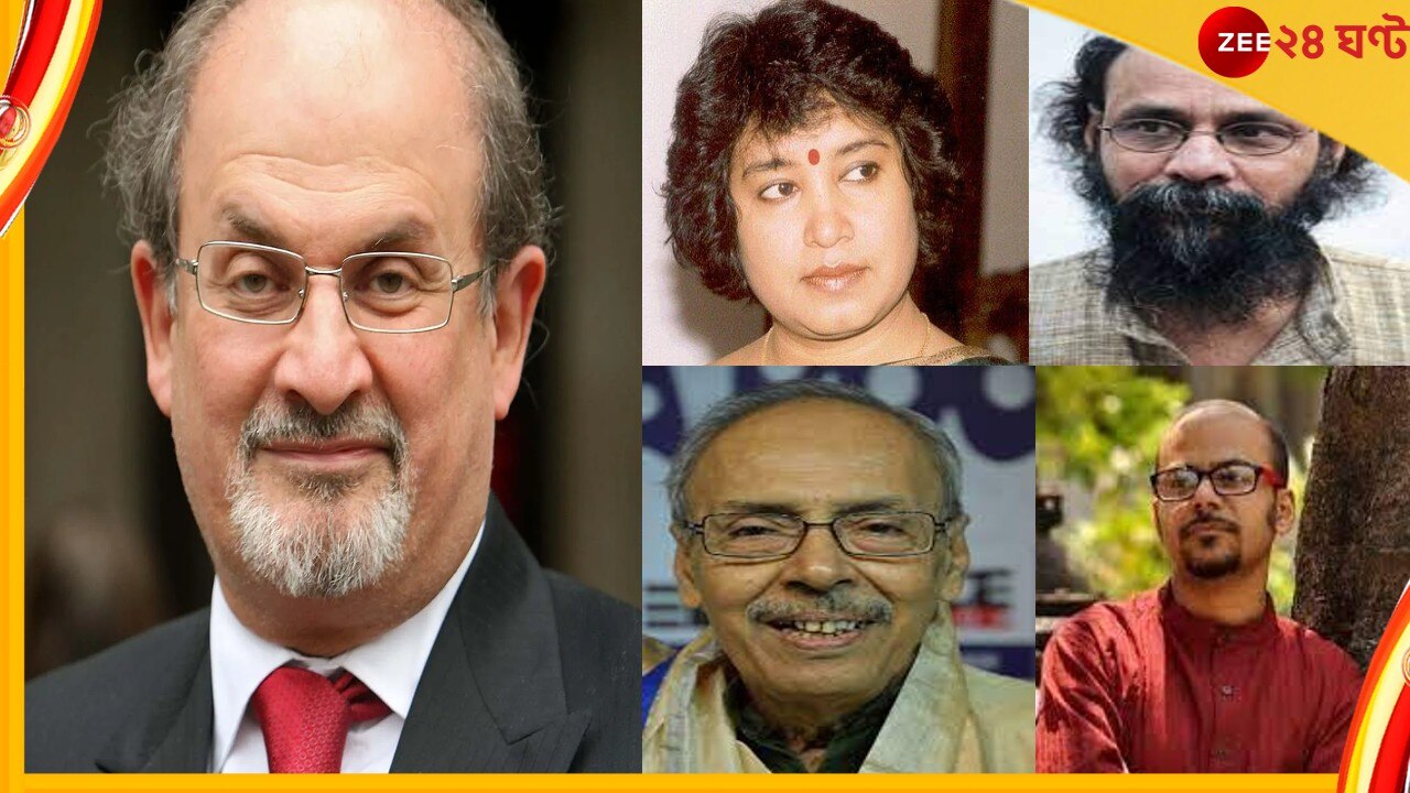 Salman Rushdie : রুশদি হামলার পর তসলিমাকে নিয়ে চিন্তায় জয় গোস্বামী