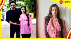 'আলো আসতে আর দু'সপ্তাহ', স্বচ্ছ পোশাকে বেবি বাম্প স্পষ্ট আলিয়ার 