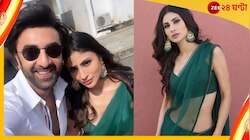 'ব্রহ্মাস্ত্র'-এর প্রচার, স্বচ্ছ শাড়িতে আলিয়াকে দশ গোল মৌনীর