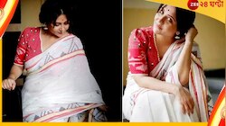 মাত্র ১ মিনিটে! ক্যামেরার সামনে শাড়ি পরলেন স্বস্তিকা...