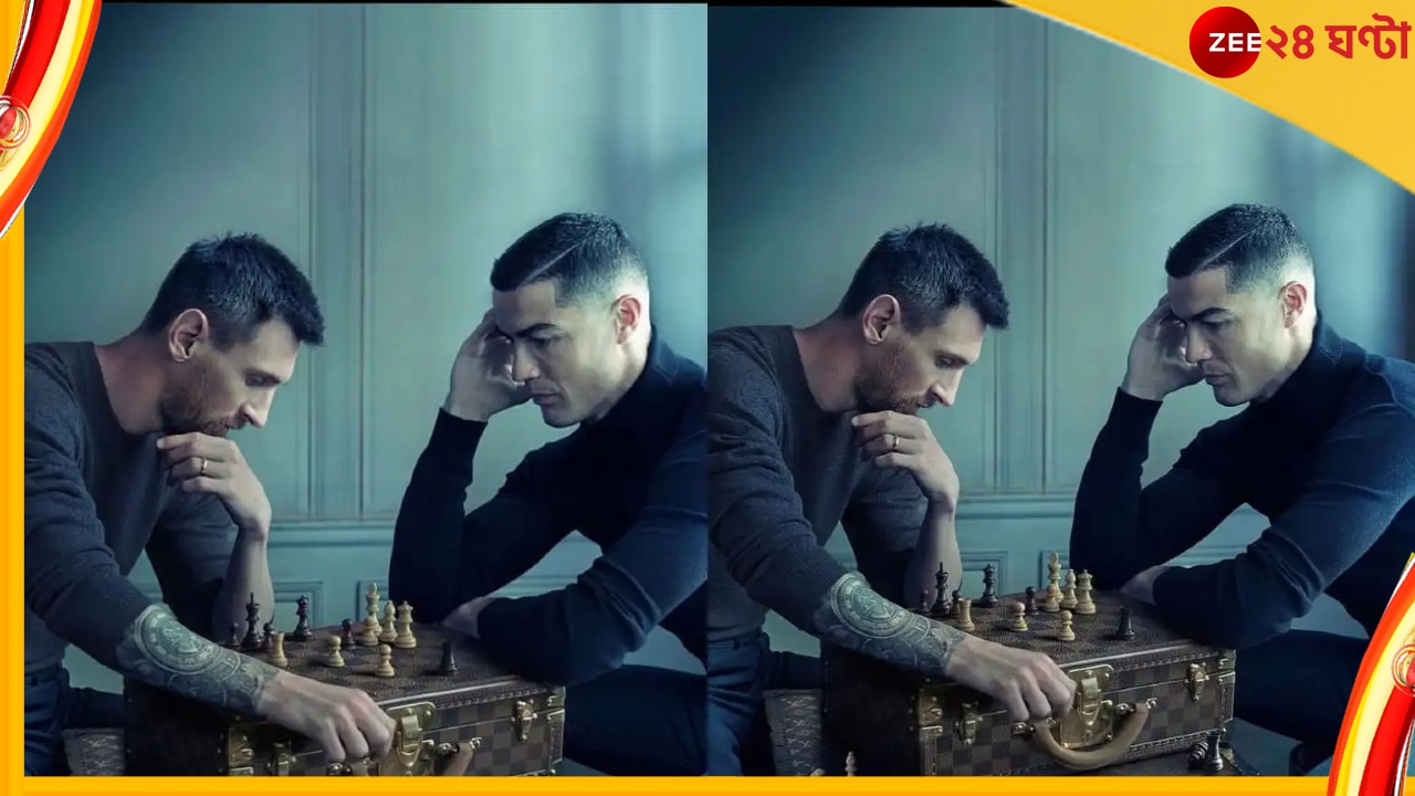 Lionel Messi and Cristiano Ronaldo Pose Over a Chessboard in Paid  Partnership Ahead of Qatar 2022