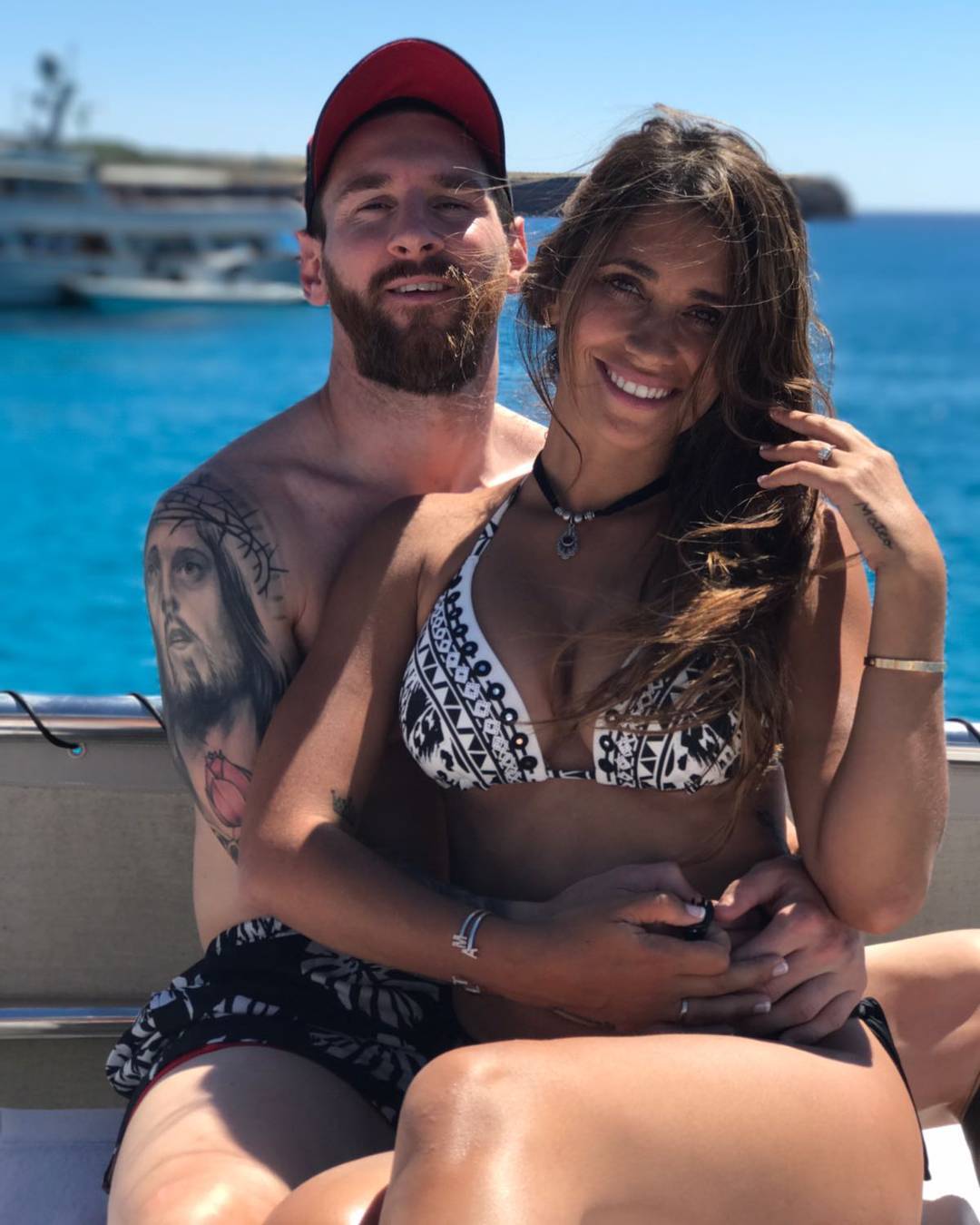 Lionel Messi and Antonela Roccuzzo