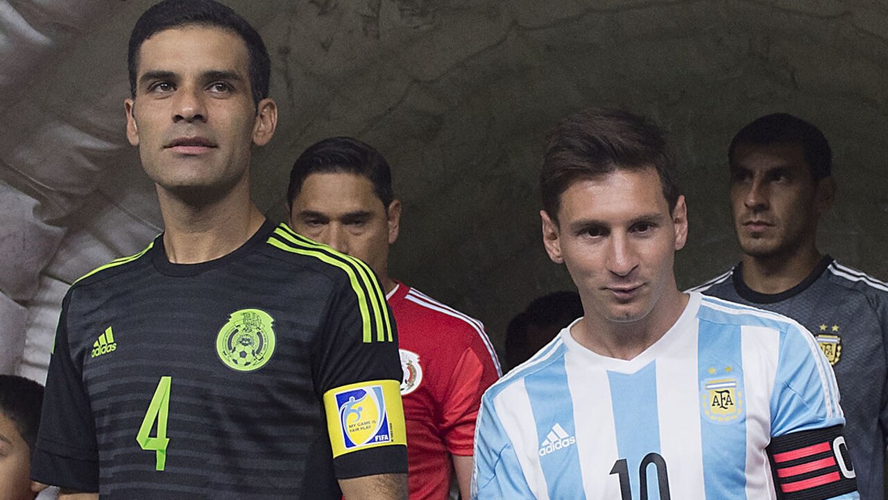 Lionel Messi and Rafael Marqu