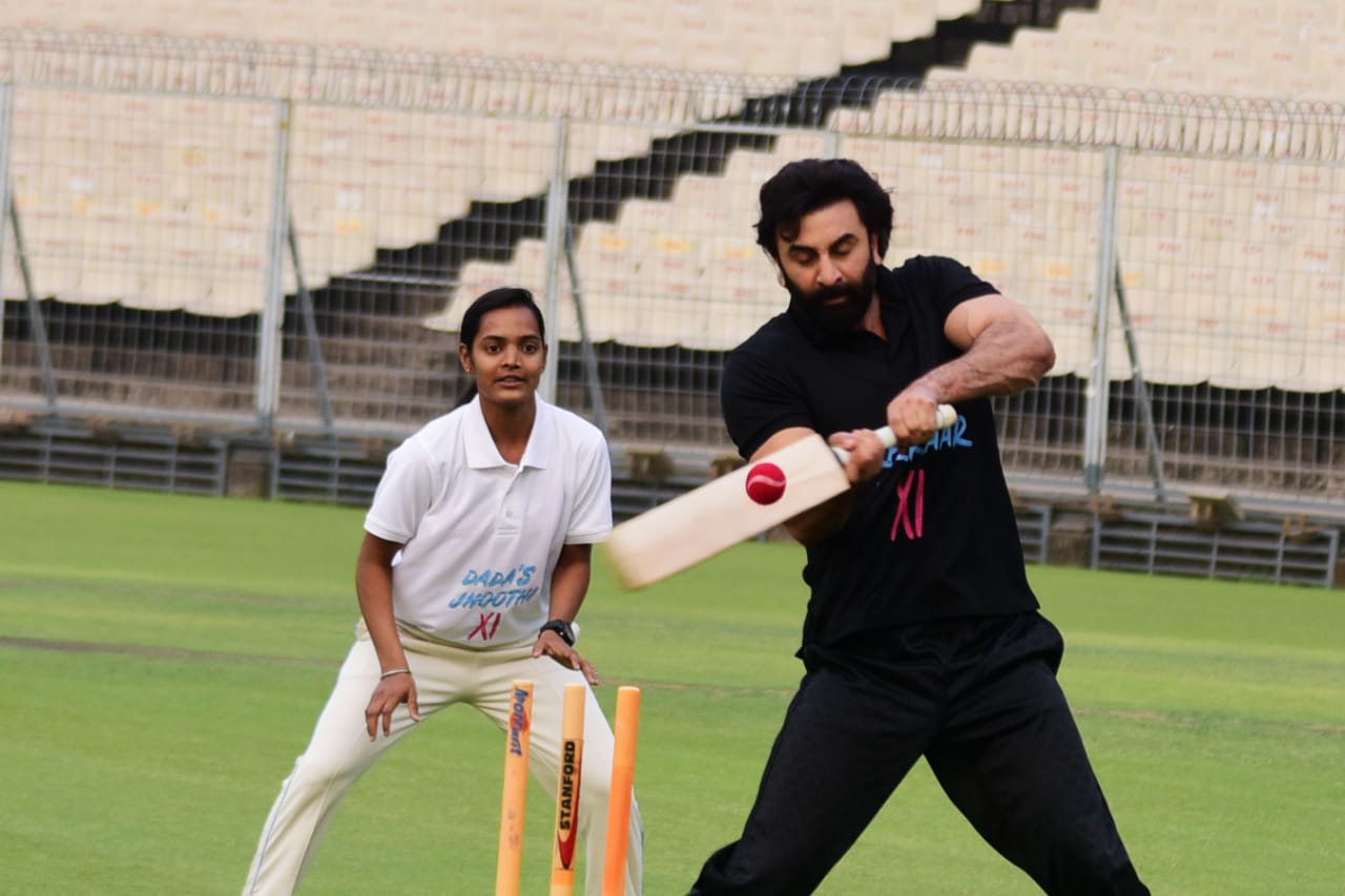 Ranbir Kapoor With Sourav Ganguly