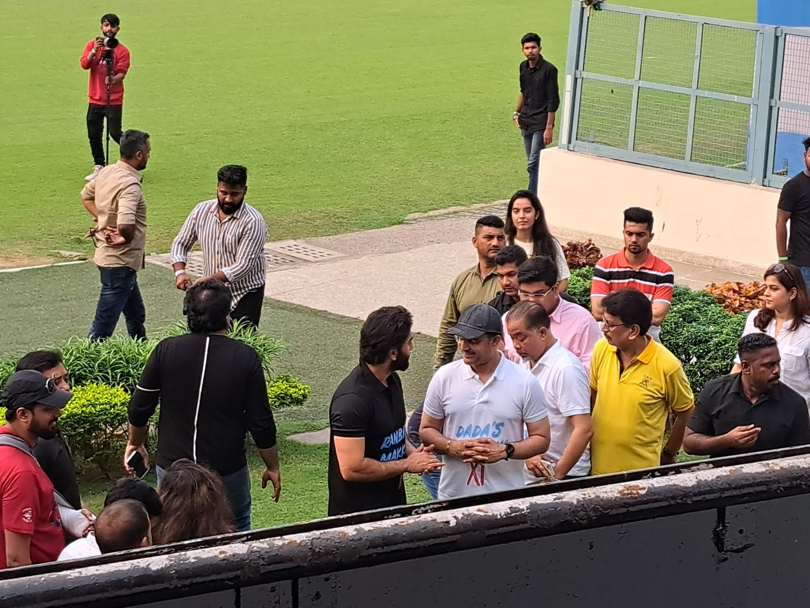 Ranbir Kapoor With Sourav Ganguly