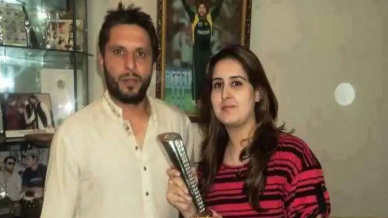 Shahid Afridi and Nadia