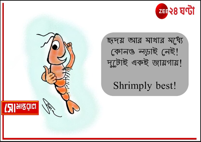 Daily Cartoon | সোমান্তরাল | উহ-চিংড়ি!