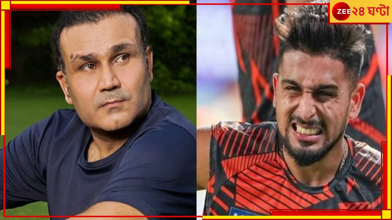 Virender Sehwag | Umran Malik: &#039;ওর তো লেন্থেরই ধারণা নেই&#039;! তোপ বীরুর, পিঠ বাঁচতে দলকে দায়ী করলেন উমরান