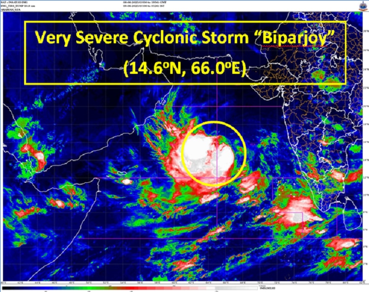 Very severe cyclone Biparjoy Update