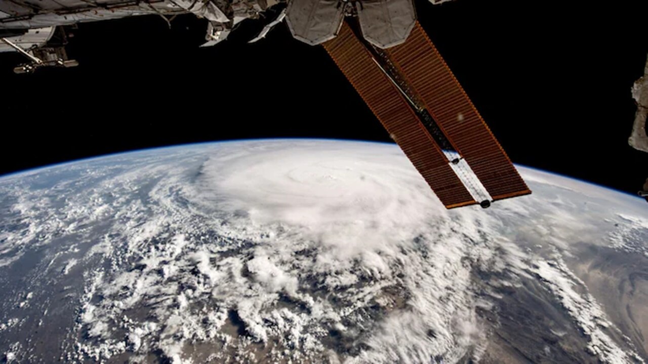 Cyclone Biparjoy pictures from Space Station