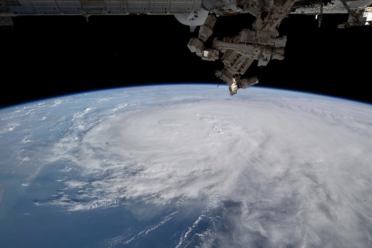 Cyclone Biparjoy pictures from Space Station