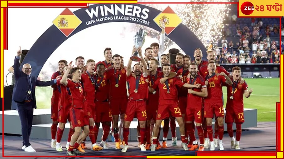 UEFA Nations League: ট্রাইবেকারেই লিগ জয়, ক্রোয়েশিয়াকে হারিয়ে চ্যাম্পিয়ন স্পেন