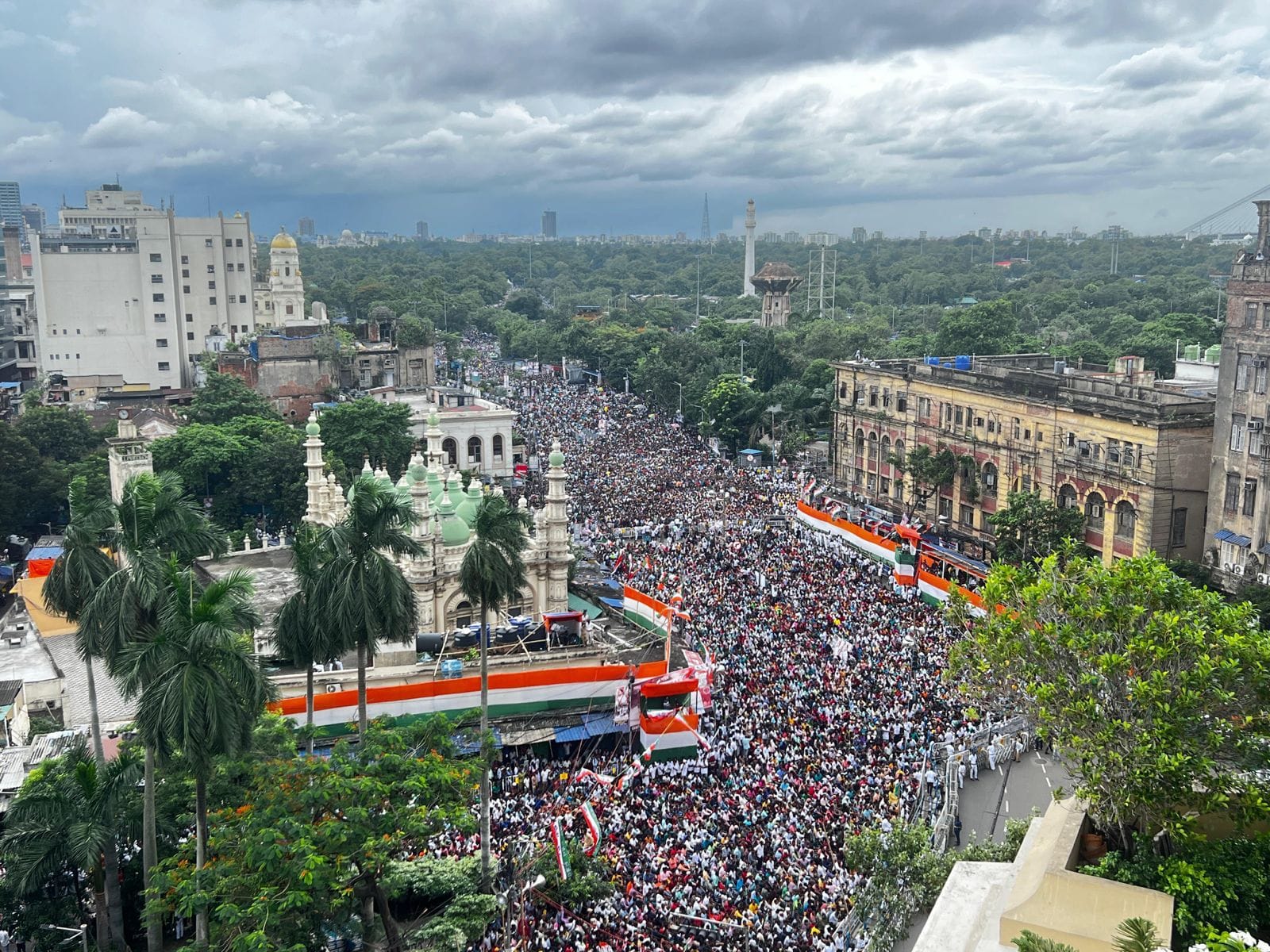 TMC Sahid Divas crowd