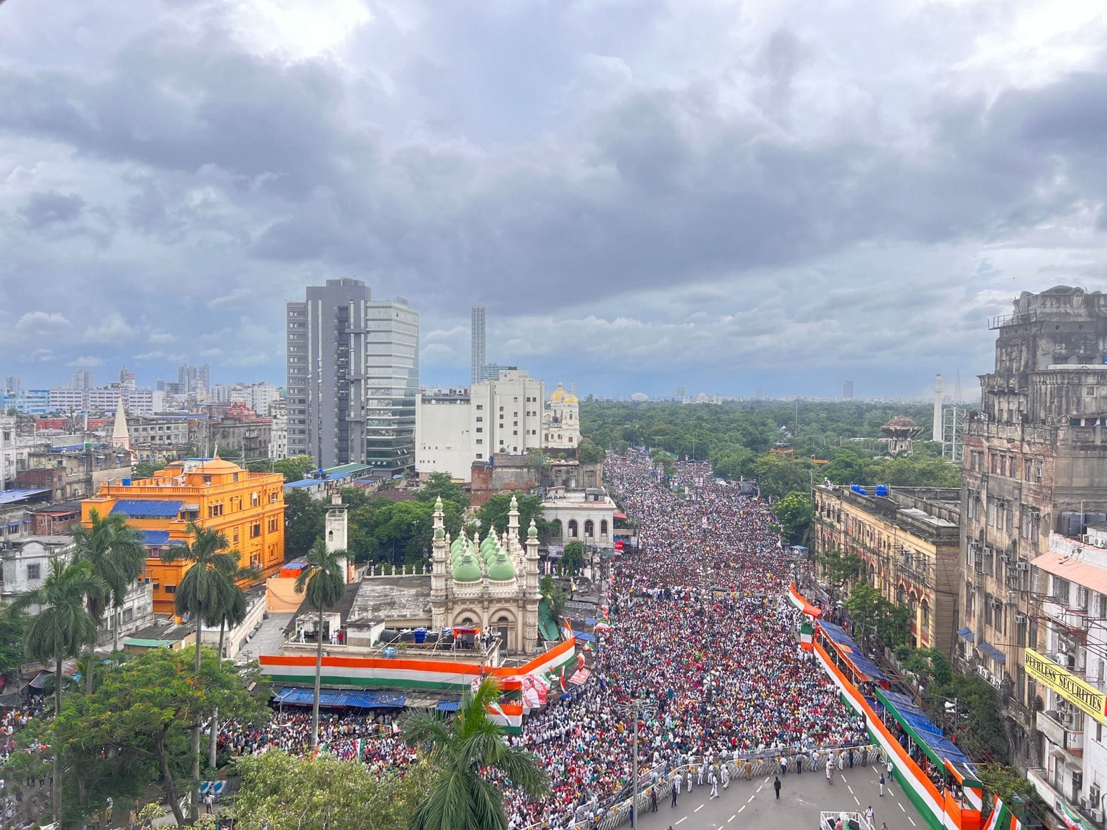 TMC Sahid Divas crowd